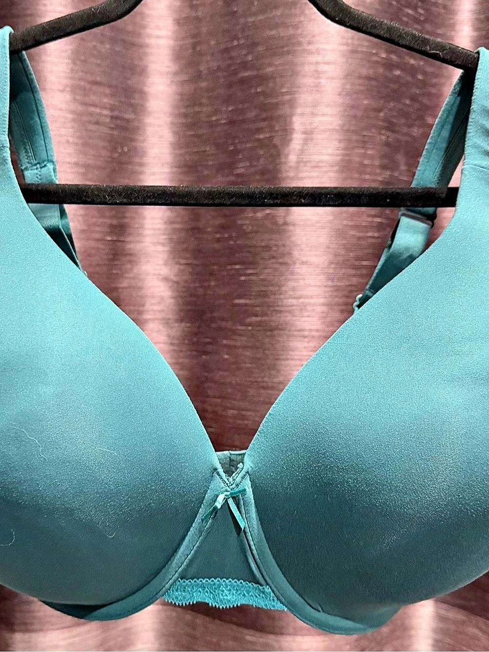 Cacique Lightly Lined Full Coverage Teal Bra Size 42H